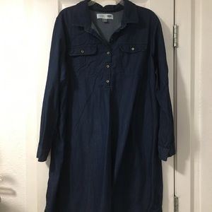 Old Navy Denim Maternity Dress XL